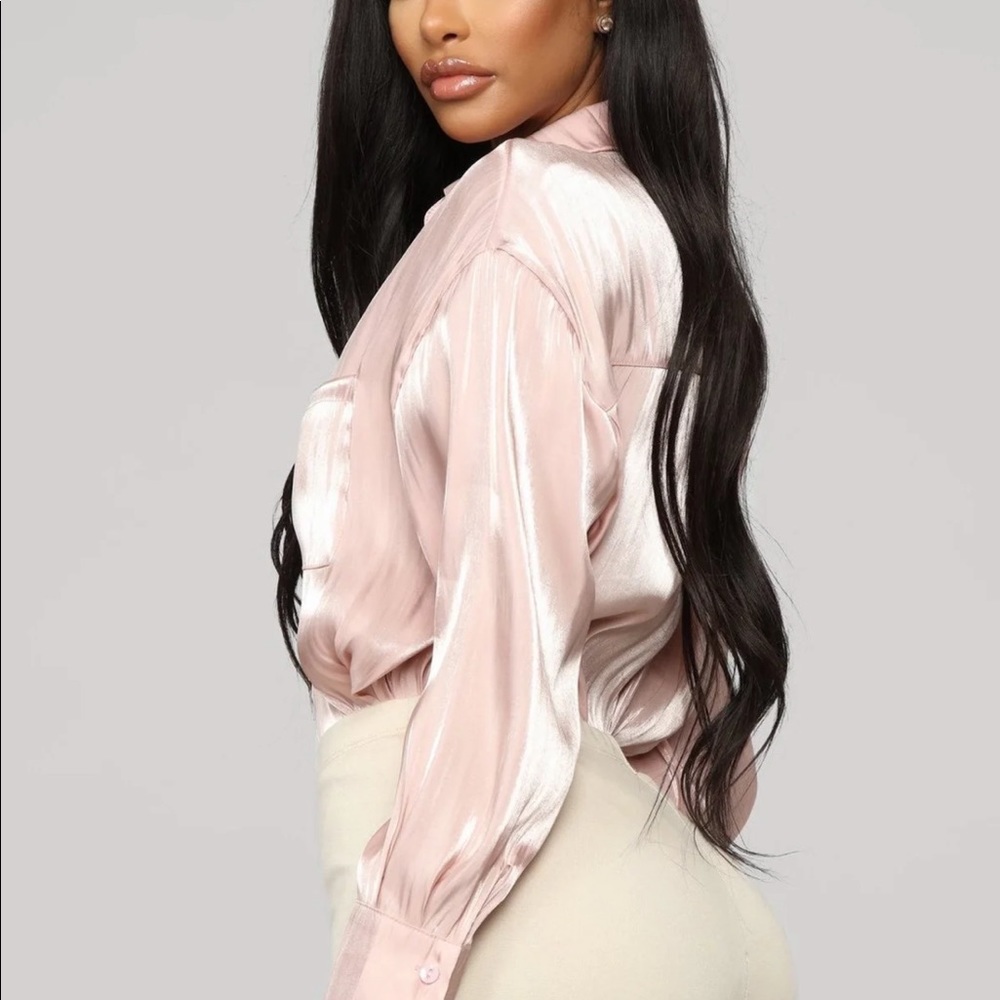 Fashion Nova Date Night Dress Shirt - Picture 4 of 5